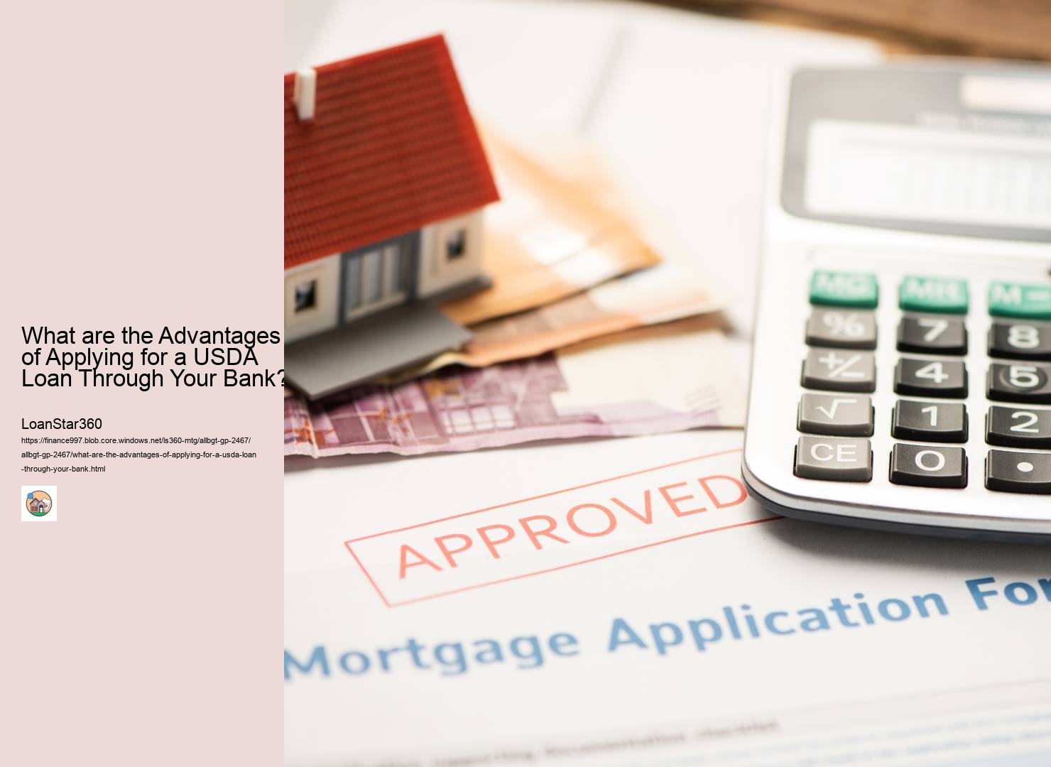 What are the Advantages of Applying for a USDA Loan Through Your Bank? 