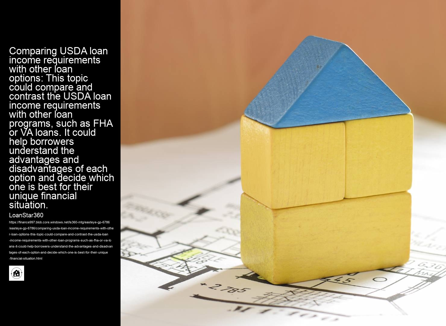 Comparing USDA loan income requirements with other loan options: This topic could compare and contrast the USDA loan income requirements with other loan programs, such as FHA or VA loans. It could help borrowers understand the advantages and disadvantages of each option and decide which one is best for their unique financial situation.