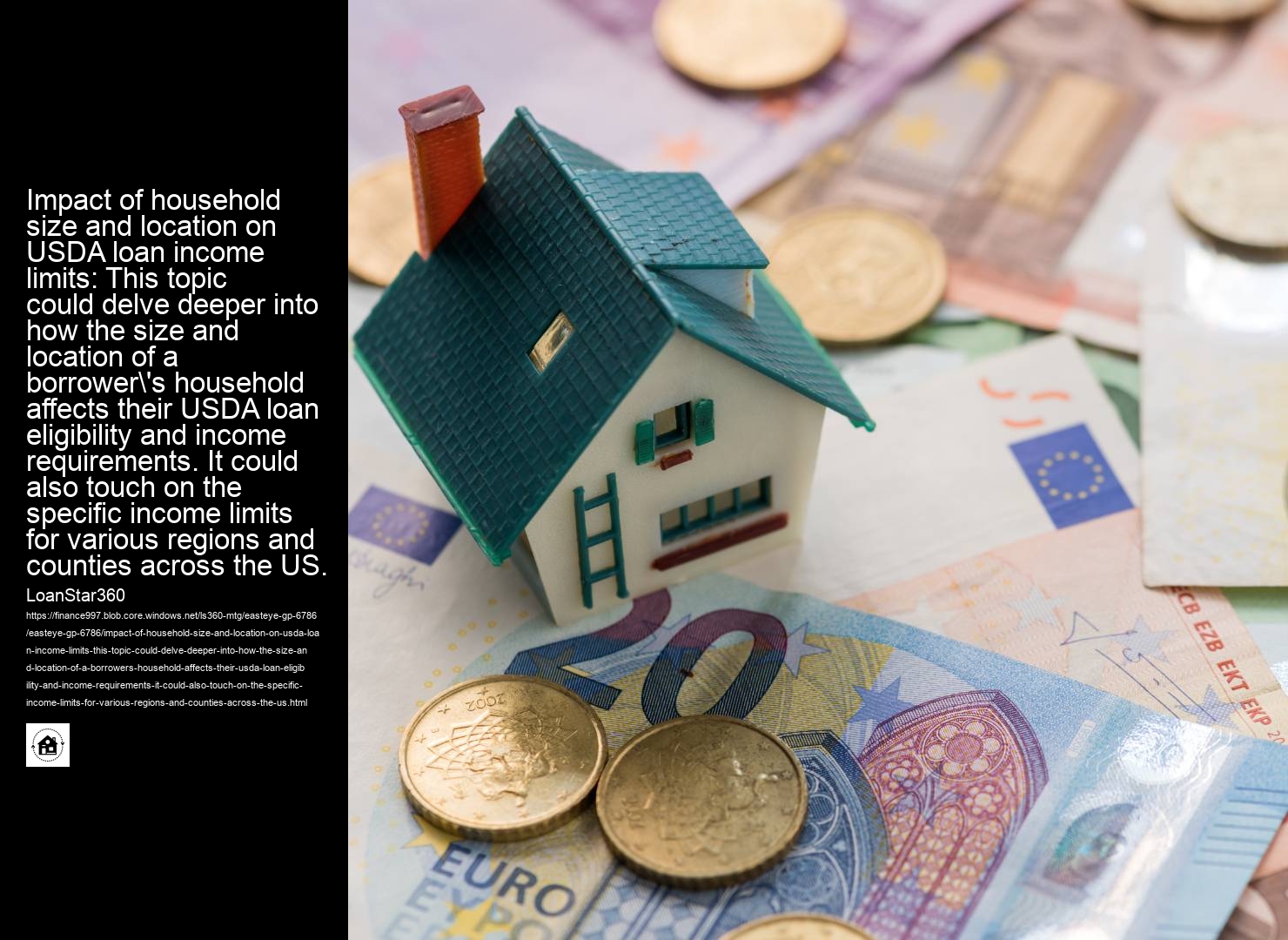 Impact of household size and location on USDA loan income limits: This topic could delve deeper into how the size and location of a borrower's household affects their USDA loan eligibility and income requirements. It could also touch on the specific income limits for various regions and counties across the US.