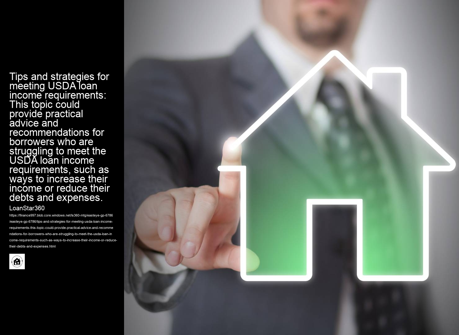 Tips and strategies for meeting USDA loan income requirements: This topic could provide practical advice and recommendations for borrowers who are struggling to meet the USDA loan income requirements, such as ways to increase their income or reduce their debts and expenses.