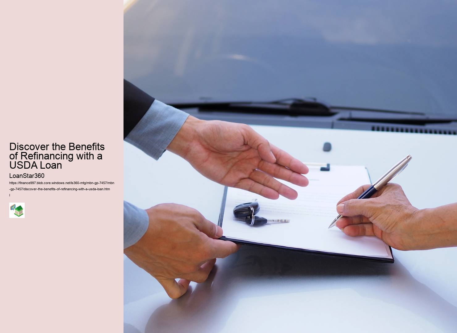 Discover the Benefits of Refinancing with a USDA Loan 